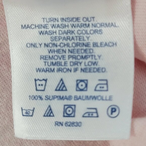 Ladies Lands End Long Sleeve Pink T-shirt XL -18, Pre-Owned in Nice Condition - Picture 11 of 11